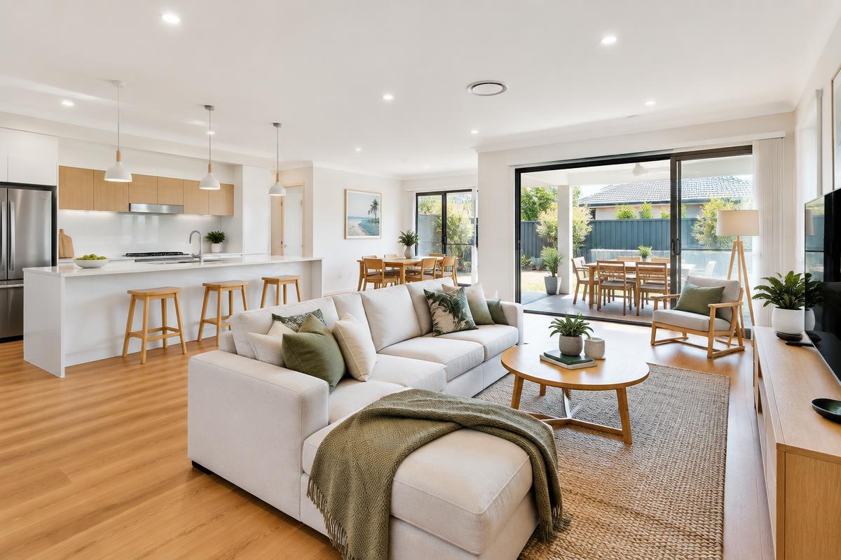 Bright living room